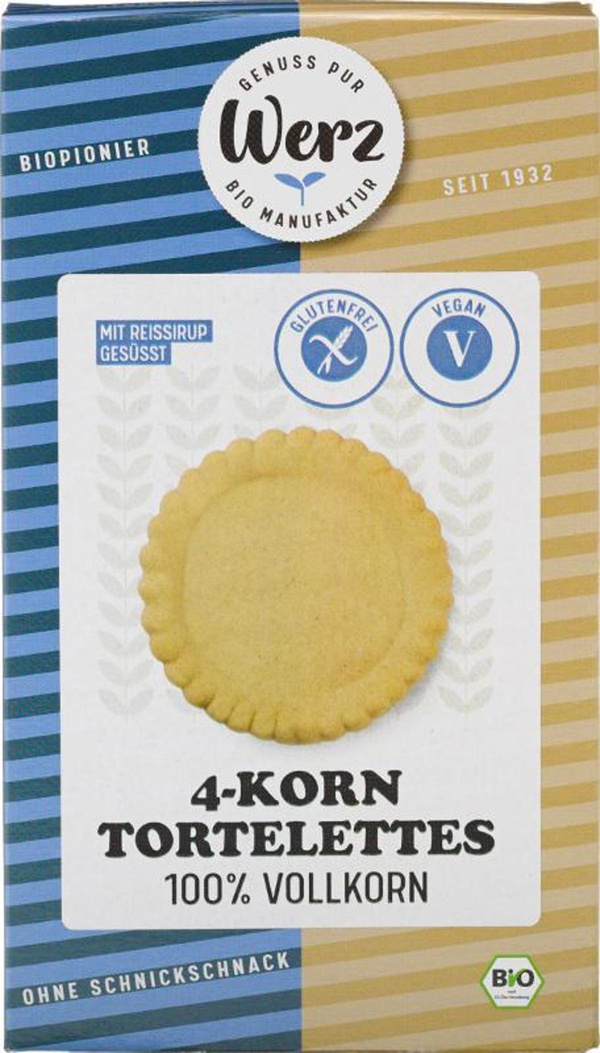 Produktfoto zu 4-Korn-Vollkorn-Tortelettes, Vk-Gebäck, glutenfrei