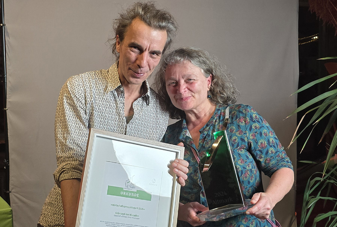 Felix & Anita mit dem Wirtschaftspreis Altmark 2024