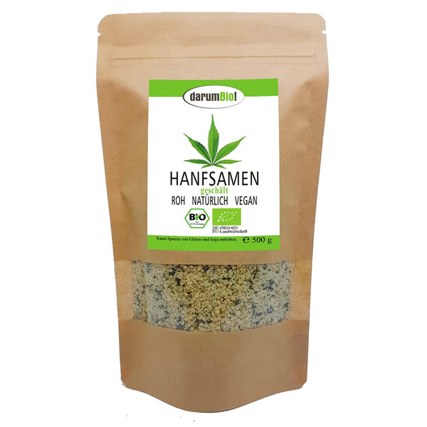 Produktfoto zu Hanfsamen geschält 500g