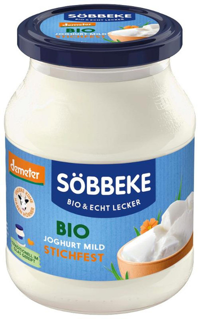 Produktfoto zu Joghurt Natur 3,7%,500g, Demeter, stichfest