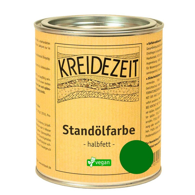 Produktfoto zu Standölfarbe halbfett 0,75l -grün-