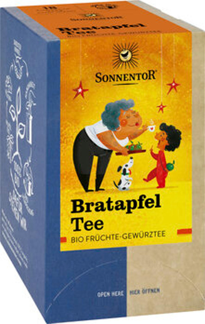 Produktfoto zu Bratapfel Teebeutel