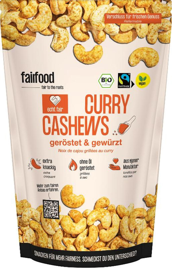 Produktfoto zu Curry Cashews, geröstet, Fairtrade