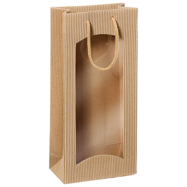 Produktfoto zu Tasche Wein natur 2er