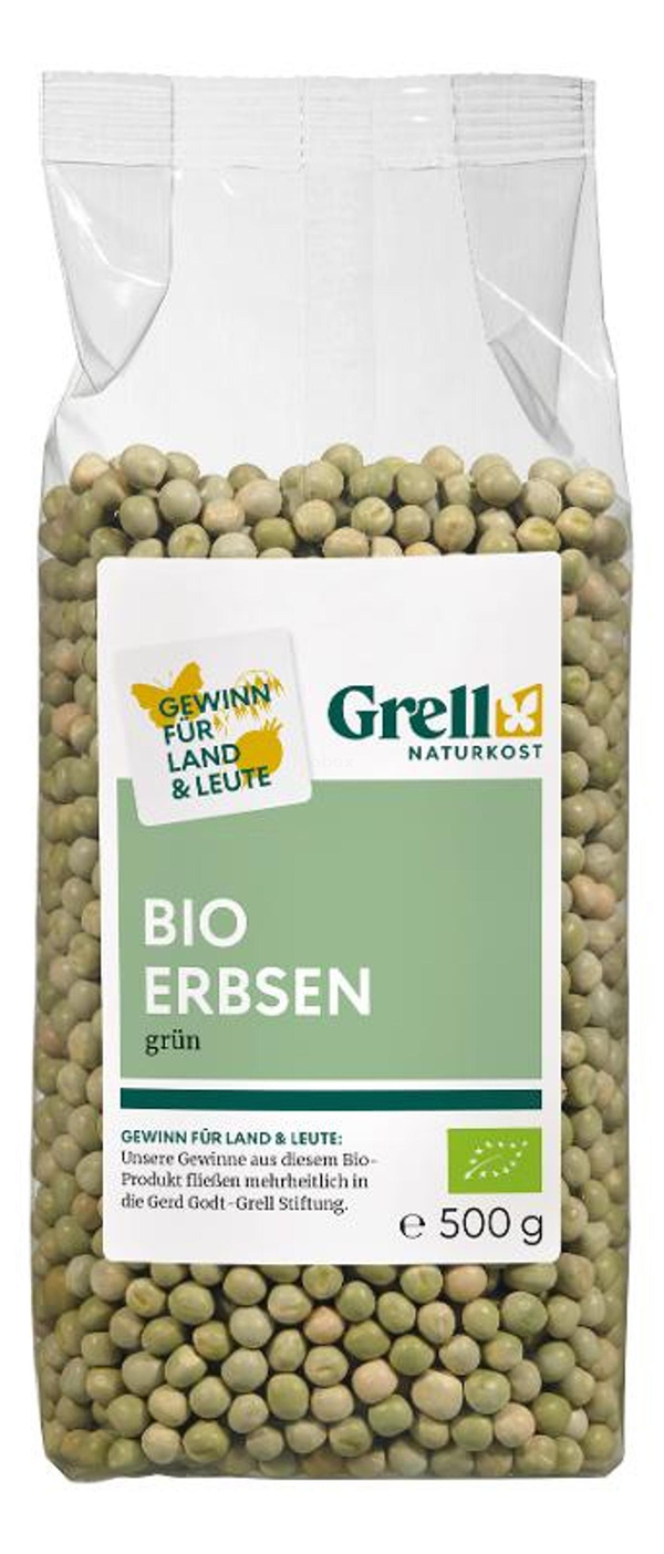 Produktfoto zu Erbsen grün 500g