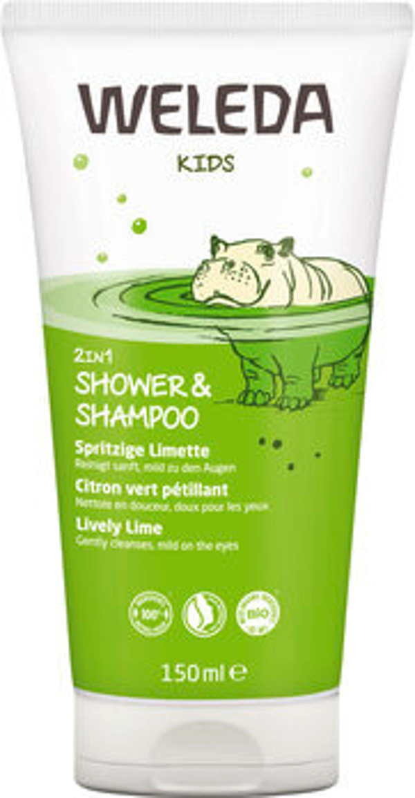 Produktfoto zu Kids 2in1 Shower & Shampoo Spritzige Limette