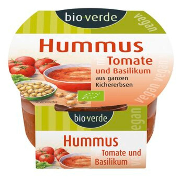 Produktfoto zu Frischer Veganer Brotaufstrich Tomate Basilikum 150g