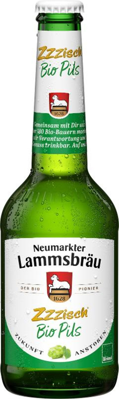Produktfoto zu Lammsbräu Edel-Pils Zzzisch!10x 0,33l
