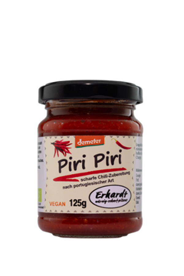 Produktfoto zu Piri Piri, Demeter (scharfe Chili-Zubereitung)