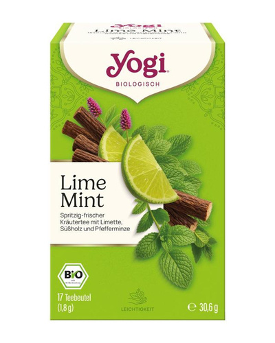 Produktfoto zu YOGI TEA Lemon Mint (Btl je 1,8 g) 30,6g
