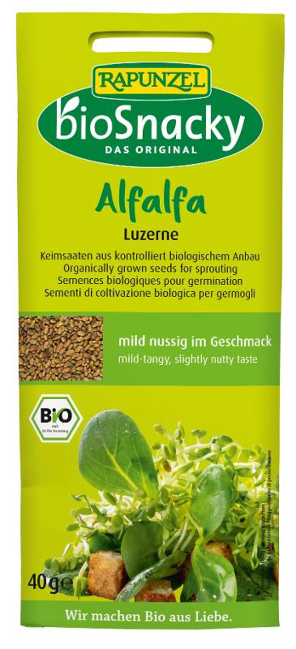 Produktfoto zu Keimsaat Alfalfa Luzerne bioSnacky 40g