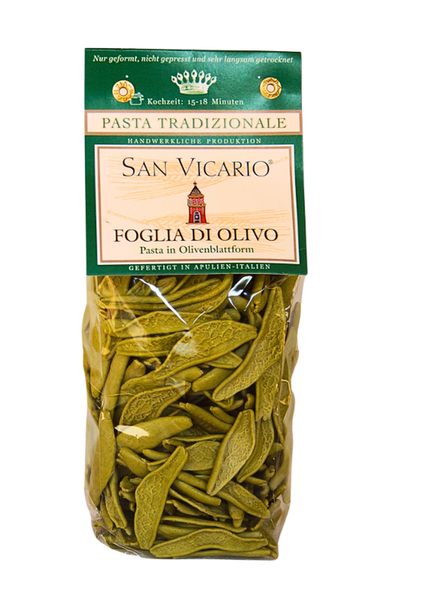 Produktfoto zu Pasta Foglia d'uliva tradizionali mit Spinatpulver 250g