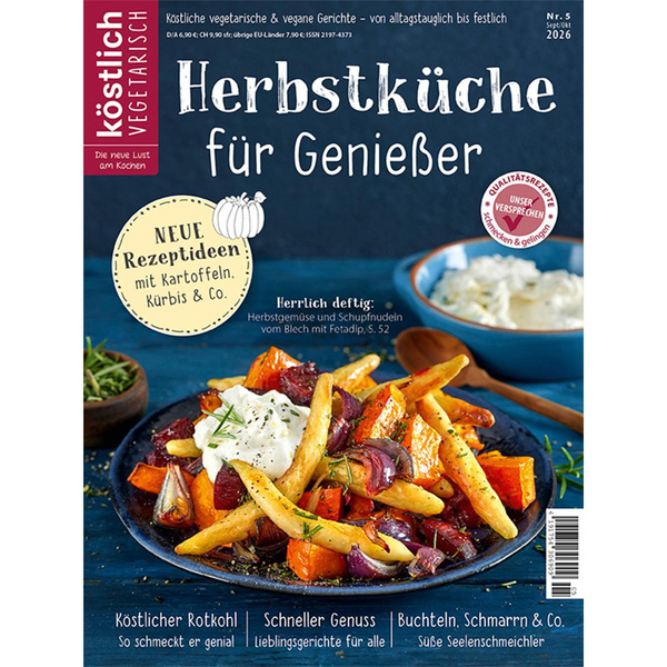 Produktfoto zu köstlich vegetarisch Zeitschrift
