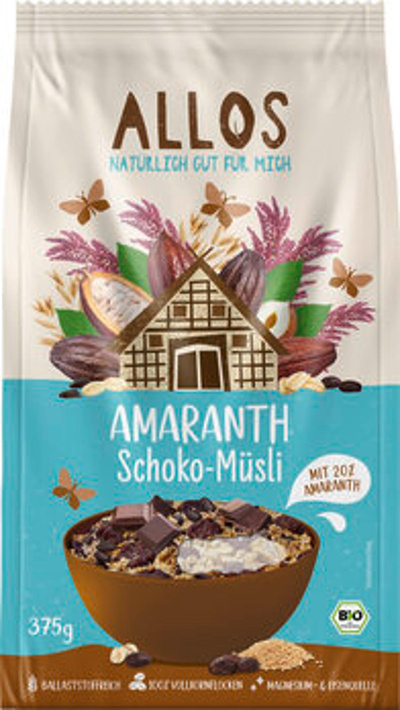 Produktfoto zu Amaranth Schoko Müsli 375g