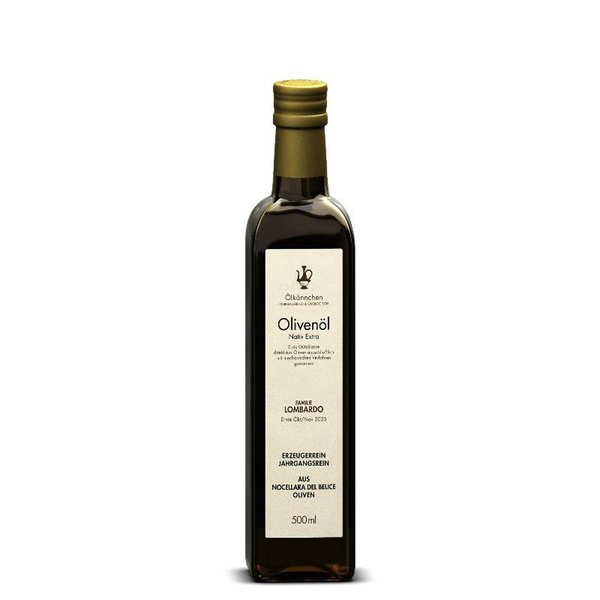 Produktfoto zu Ölkännchen Olivenöl Lombardo Sizilien, Italien 500ml