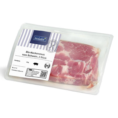 Produktfoto zu Nackensteak vom Schwein, 2 Stück ca 300g_Packung