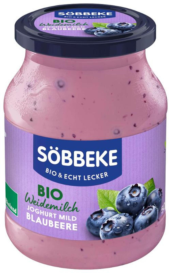 Produktfoto zu Joghurt Pur Blaubeere 3,8%, 500g