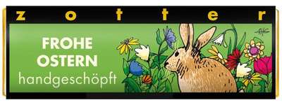 Produktfoto zu Handgeschöpfte Oster Mini Frohe Ostern - Ge Nüsse 20g