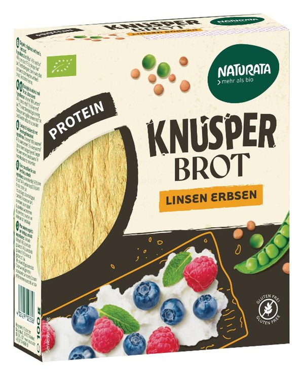 Produktfoto zu Knusperbrot Linsen & Erbsen Protein