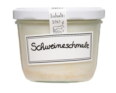 Produktfoto zu Schmalz Glas 160g