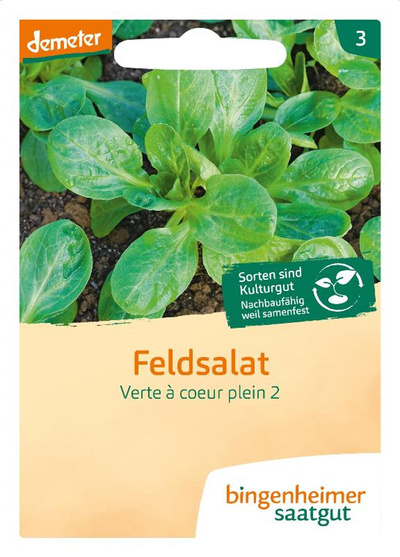 Produktfoto zu Saatgut Feldsalat Verte à coeur plein
