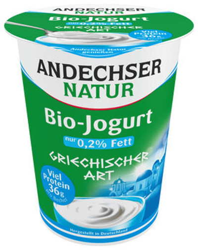 Produktfoto zu Joghurt griechischer Art 0,2% Fett 400g