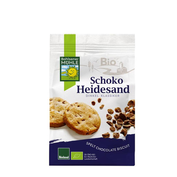 Produktfoto zu Schoko-Heidesand Dinkel-Buttergebäck
