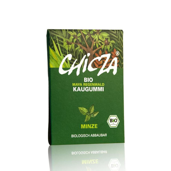 Produktfoto zu Chicza Bio-Kaugummi Minze 30g