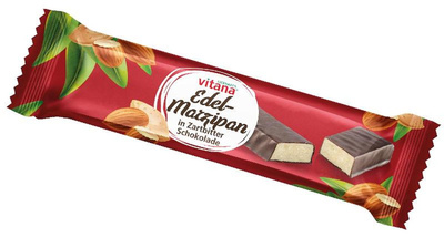 Produktfoto zu Edel Marzipan Riegel in Zartbitter Schokolade 40g