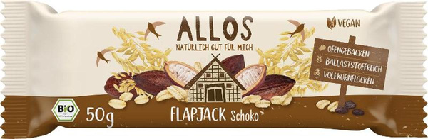 Produktfoto zu Hafer Flapjack Schokolade -Müsliriegel-