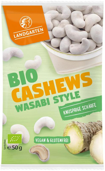 Produktfoto zu Cashews Wasabi 50g