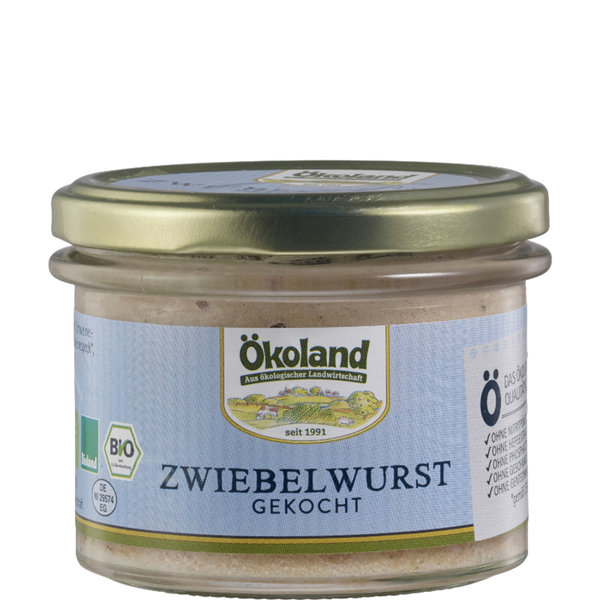 Produktfoto zu Zwiebelwurst gekocht Gourmet Qualität im Glas 160g