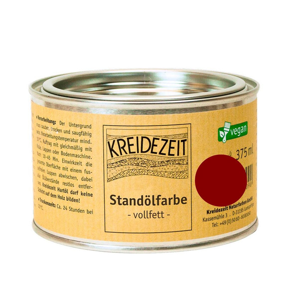 Produktfoto zu Standölfarbe vollfett 0,375l -ochsenblut-