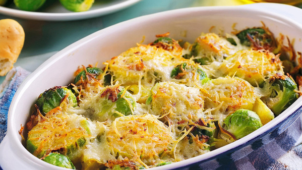 Rosenkohl mit Katoffelkruste