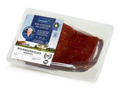 Produktfoto zu Rindersteak, mariniert 2 Stück ca 360g