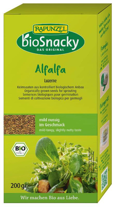 Produktfoto zu Keimsaat Alfalfa Luzerne bioSnacky 200g