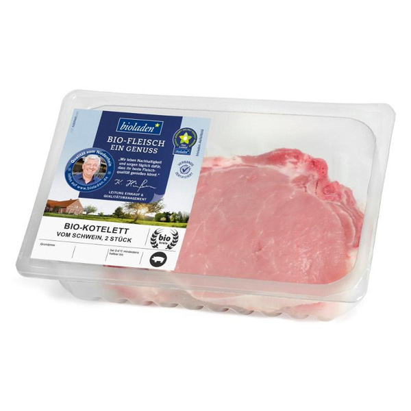 Produktfoto zu Kotelett vom Schwein, 2Stück ca 450g_Packung