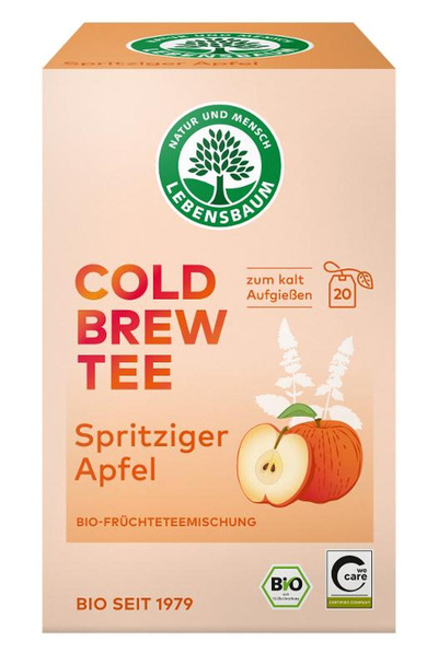 Produktfoto zu Cold Brew Tee, Spritziger Apfel (Früchteteemischung)