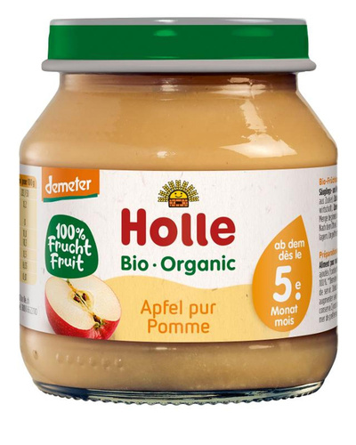 Produktfoto zu Apfel pur (Holle) 125g