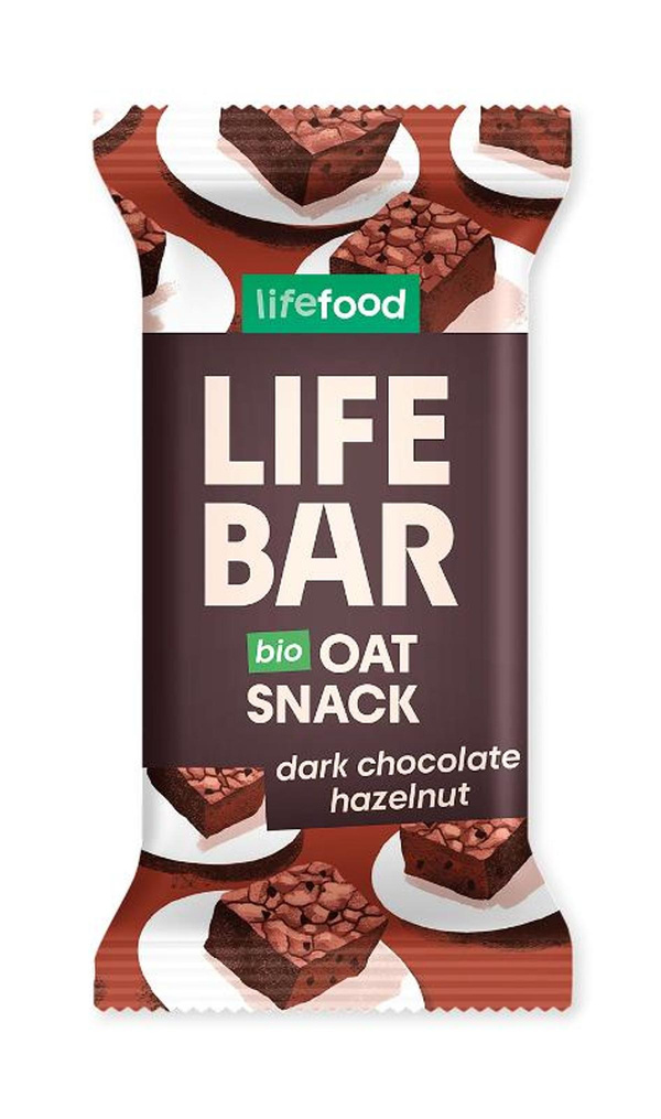 Produktfoto zu Lifebar Oatsnack Dunkle Schokolade Haselnuss