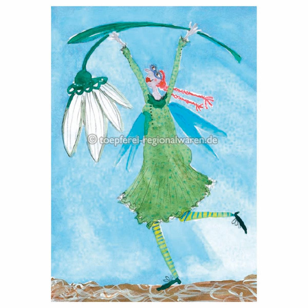 Produktfoto zu Postkarte 51 Schneeglöckchen