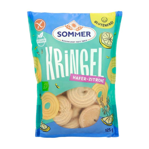 Produktfoto zu Hafer Zitronen Kringel glutenfrei vegan