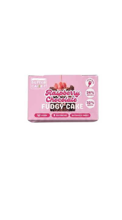 Produktfoto zu Raspberry Choc. Fudgy Cake