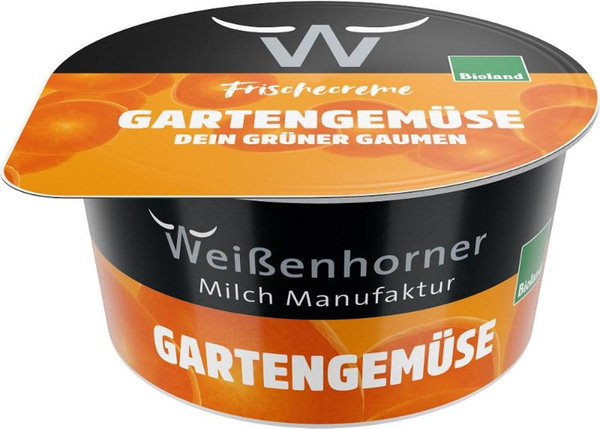 Produktfoto zu Frischecreme Gartengemüse, Weißenhorner 150g