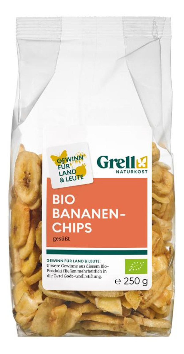 Produktfoto zu Bananenchips gesüßt 250g