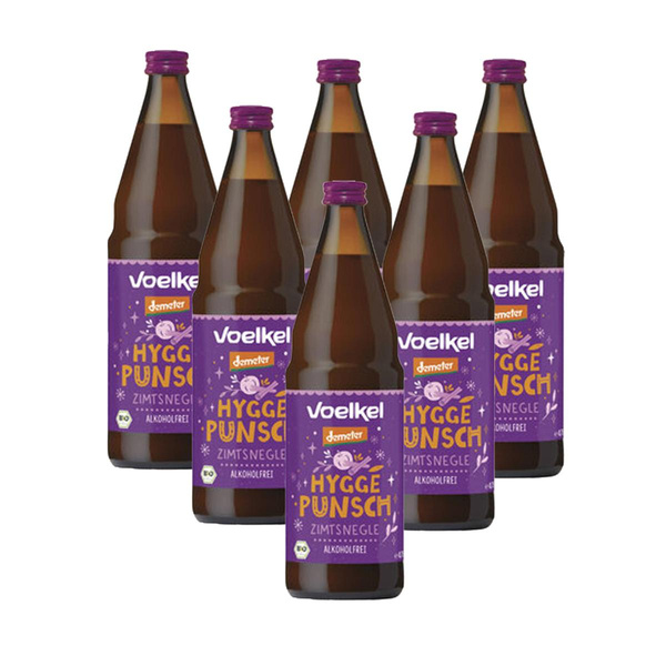 Produktfoto zu Hygge Punsch - Zimtsnegle, alkoholfrei Kiste 6x0,75l