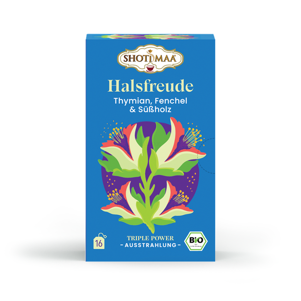 Produktfoto zu Halsfreude - Thymian, Fenchel & Süßholz Gewürztee