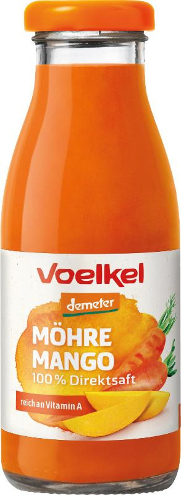 Produktfoto zu fair to go Karotte Mango (Glas)  0,25l