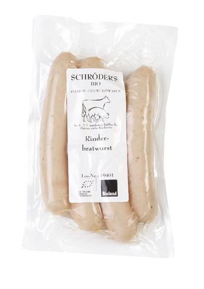 Produktfoto zu Rinder-Bratwurst ca 200g