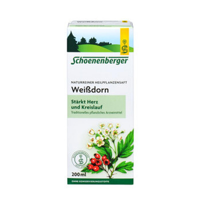 Produktfoto zu Weißdorn-Heilpflanzensaft 200ml